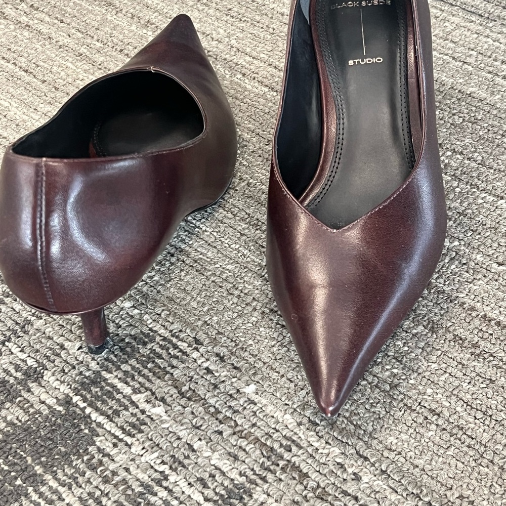 Maroon low Heels